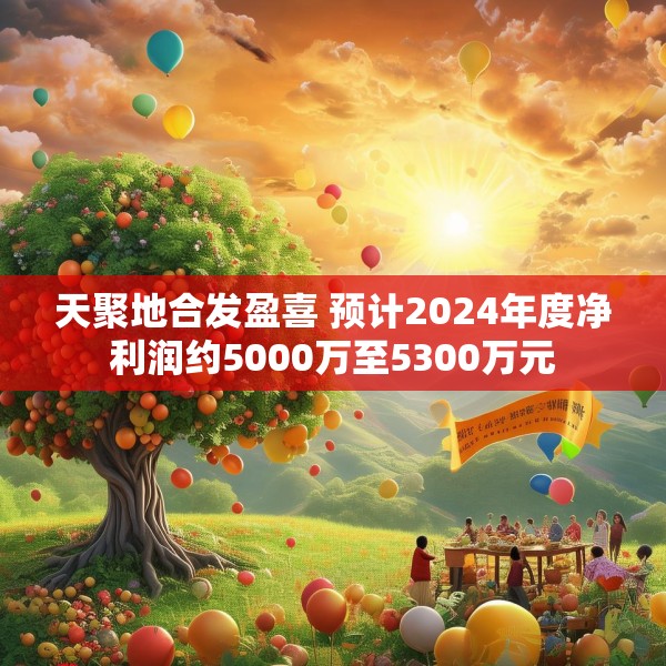 天聚地合发盈喜 预计2024年度净利润约5000万至5300万元
