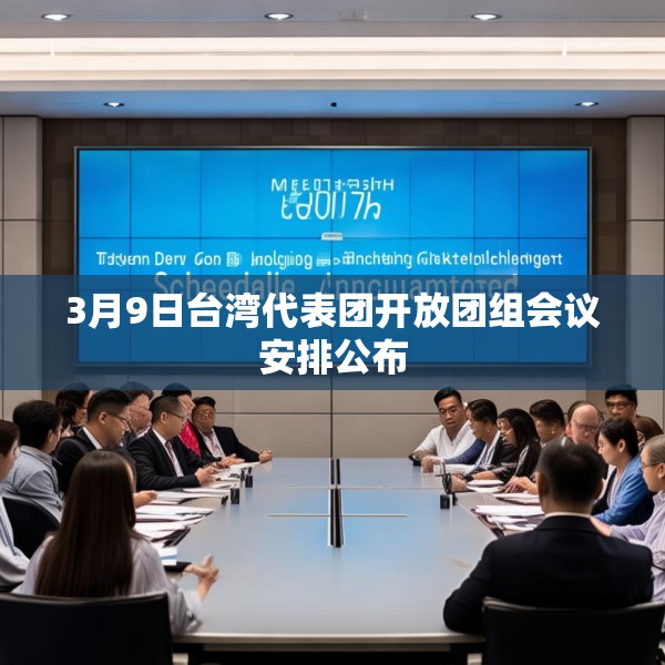 3月9日台湾代表团开放团组会议安排公布