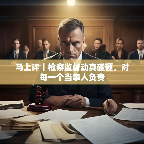 马上评丨检察监督动真碰硬，对每一个当事人负责