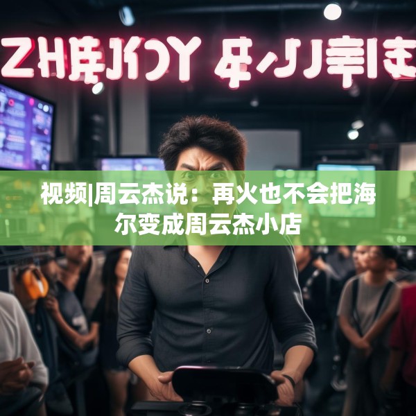 视频|周云杰说：再火也不会把海尔变成周云杰小店