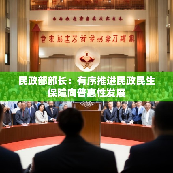 民政部部长：有序推进民政民生保障向普惠性发展