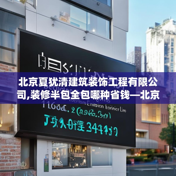 北京夏犹清建筑装饰工程有限公司,装修半包全包哪种省钱—北京夏犹清建筑装饰工程有限公司196.a72b73c76fgy.83dewqe