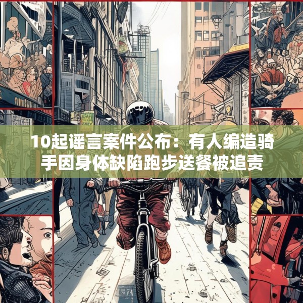 10起谣言案件公布：有人编造骑手因身体缺陷跑步送餐被追责