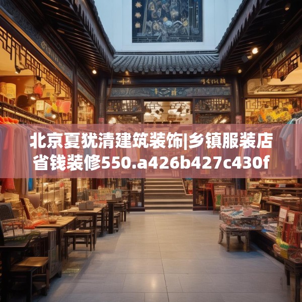 北京夏犹清建筑装饰|乡镇服装店省钱装修550.a426b427c430fgy.437sdA