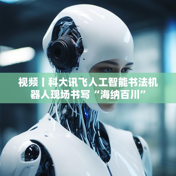 视频丨科大讯飞人工智能书法机器人现场书写“海纳百川”
