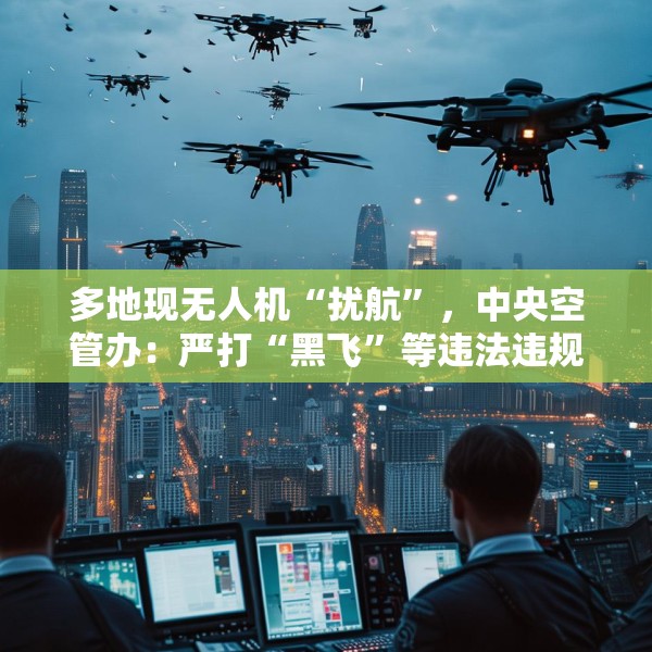 多地现无人机“扰航”，中央空管办：严打“黑飞”等违法违规行为