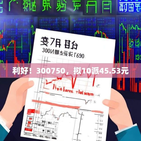 利好！300750，拟10派45.53元