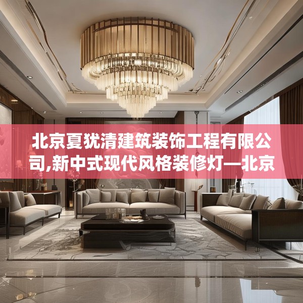 北京夏犹清建筑装饰工程有限公司,新中式现代风格装修灯—北京夏犹清建筑装饰工程有限公司560.a436b437c440fgy.44776660