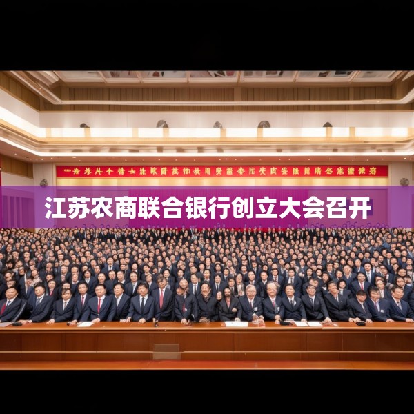 江苏农商联合银行创立大会召开