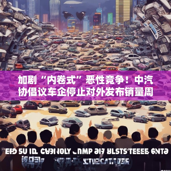 加剧“内卷式”恶性竞争！中汽协倡议车企停止对外发布销量周榜