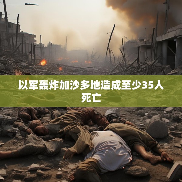以军轰炸加沙多地造成至少35人死亡