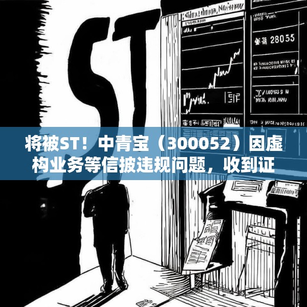 将被ST！中青宝（300052）因虚构业务等信披违规问题，收到证监局《行政处罚事先告知书》