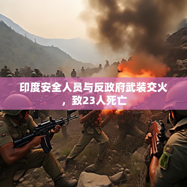 印度安全人员与反政府武装交火，致23人死亡