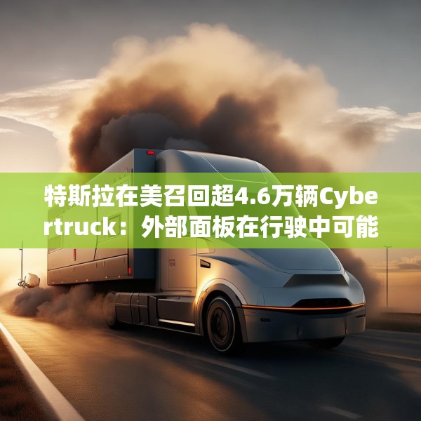 特斯拉在美召回超4.6万辆Cybertruck：外部面板在行驶中可能脱落