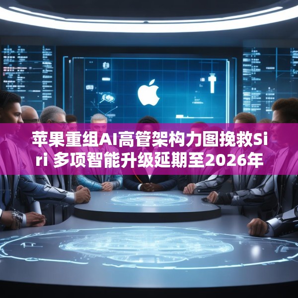 苹果重组AI高管架构力图挽救Siri 多项智能升级延期至2026年