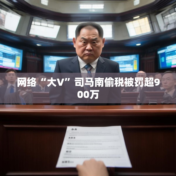 网络“大V”司马南偷税被罚超900万
