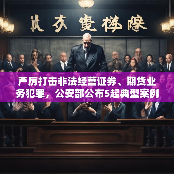 严厉打击非法经营证券、期货业务犯罪，公安部公布5起典型案例