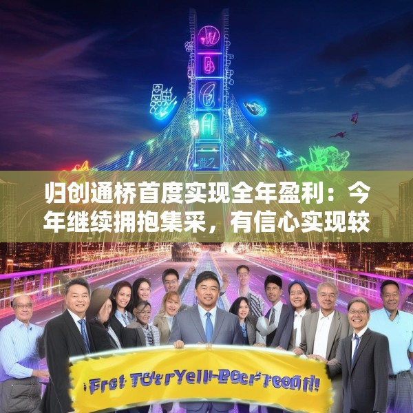 归创通桥首度实现全年盈利：今年继续拥抱集采，有信心实现较高增长