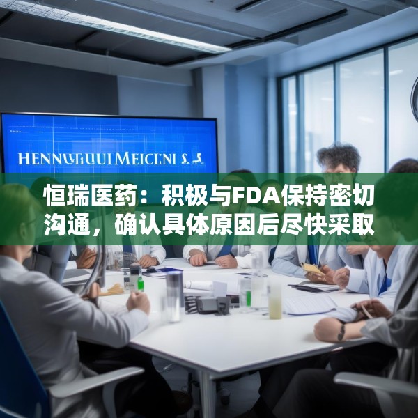 恒瑞医药：积极与FDA保持密切沟通，确认具体原因后尽快采取措施并重新提交申请