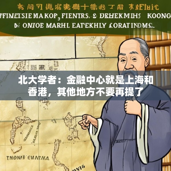 北大学者：金融中心就是上海和香港，其他地方不要再提了