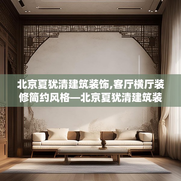 北京夏犹清建筑装饰,客厅横厅装修简约风格—北京夏犹清建筑装饰289.a165b166c169fgy.176jhhj