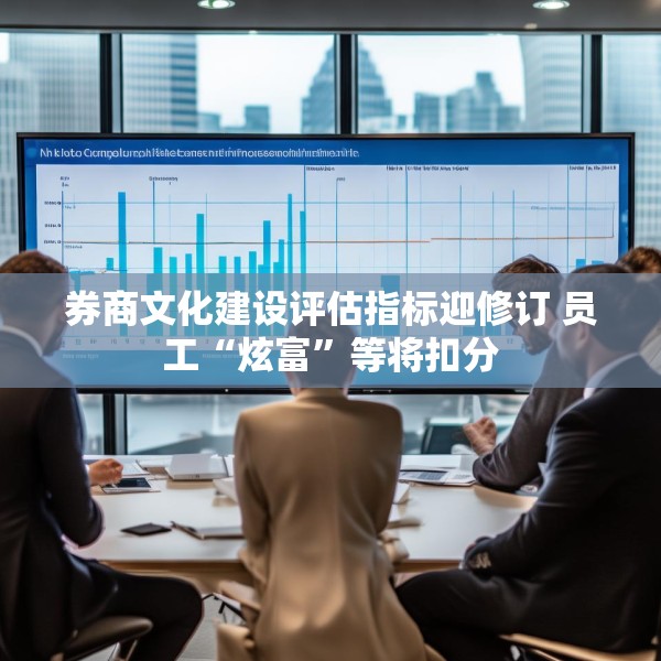 券商文化建设评估指标迎修订 员工“炫富”等将扣分