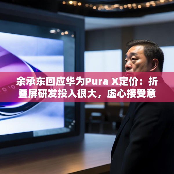 余承东回应华为Pura X定价：折叠屏研发投入很大，虚心接受意见