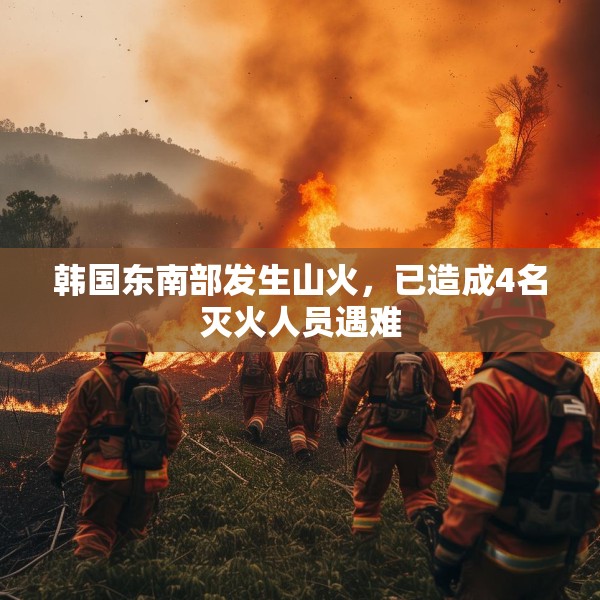 韩国东南部发生山火，已造成4名灭火人员遇难