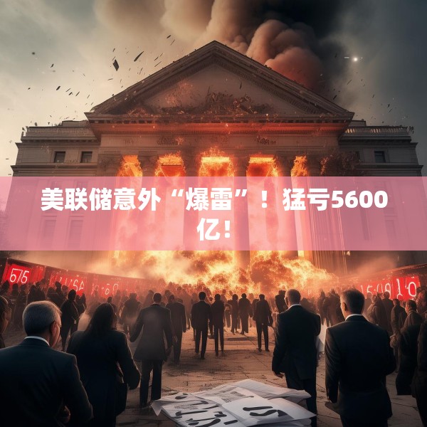 美联储意外“爆雷”！猛亏5600亿！