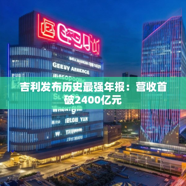 吉利发布历史最强年报：营收首破2400亿元