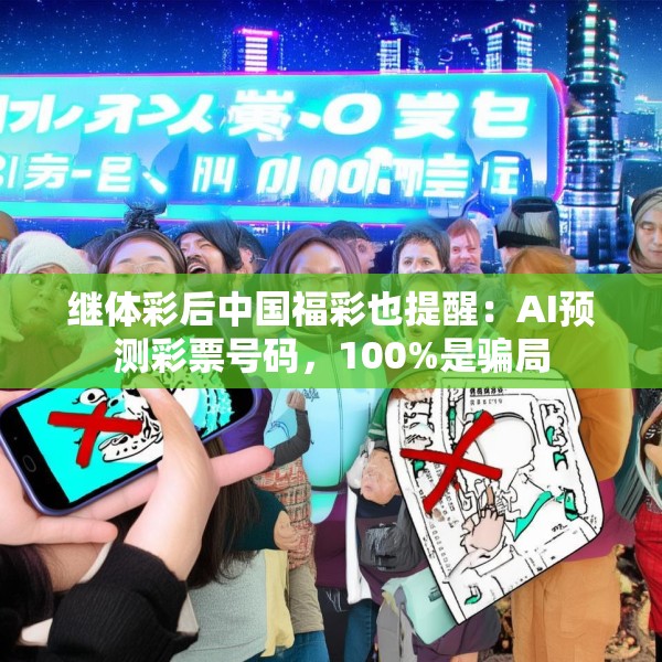 继体彩后中国福彩也提醒：AI预测彩票号码，100%是骗局
