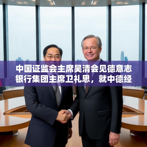 中国证监会主席吴清会见德意志银行集团主席卫礼思，就中德经济金融形势等进行交流