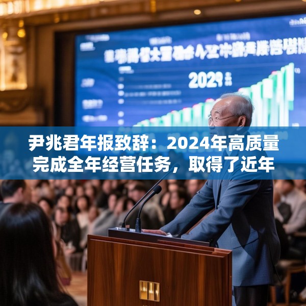 尹兆君年报致辞：2024年高质量完成全年经营任务，取得了近年来最好的经营业绩