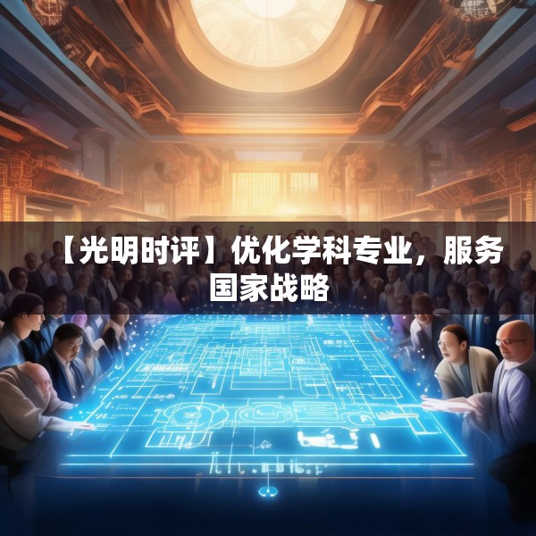 【光明时评】优化学科专业，服务国家战略