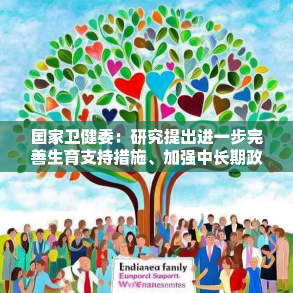 国家卫健委：研究提出进一步完善生育支持措施、加强中长期政策储备的建议