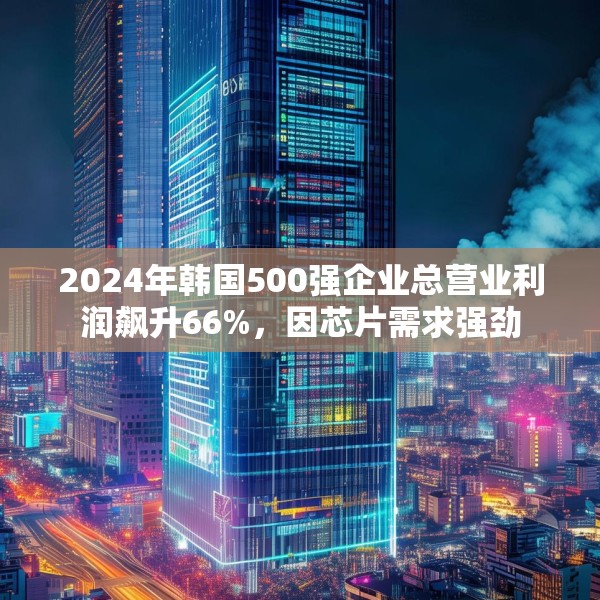 2024年韩国500强企业总营业利润飙升66%，因芯片需求强劲