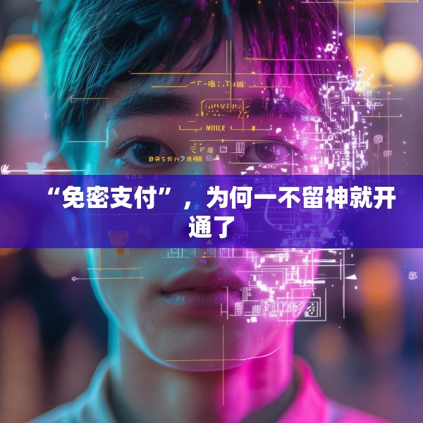 “免密支付”，为何一不留神就开通了