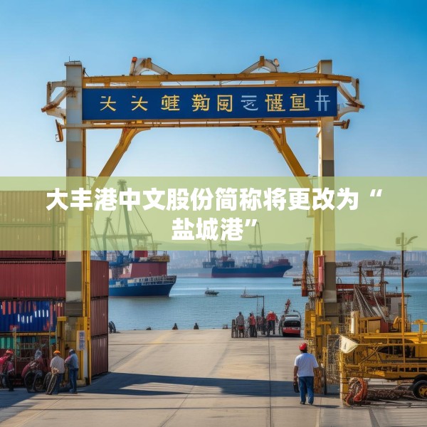 大丰港中文股份简称将更改为“盐城港”