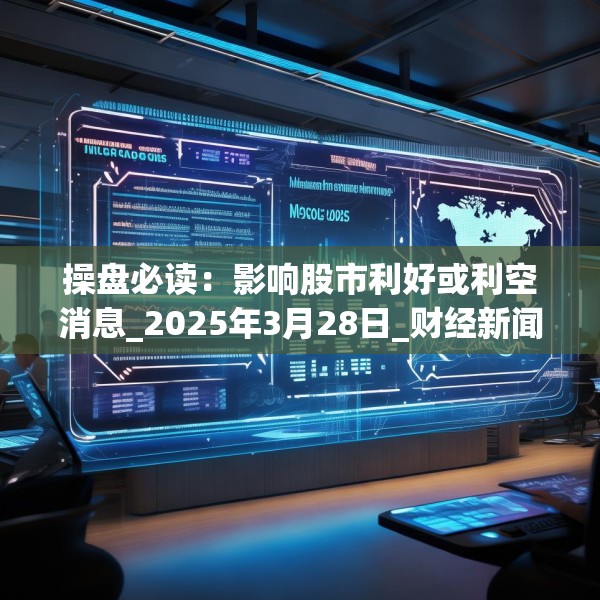 操盘必读：影响股市利好或利空消息_2025年3月28日_财经新闻