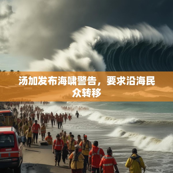 汤加发布海啸警告，要求沿海民众转移