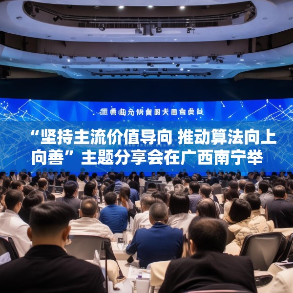 “坚持主流价值导向 推动算法向上向善”主题分享会在广西南宁举行