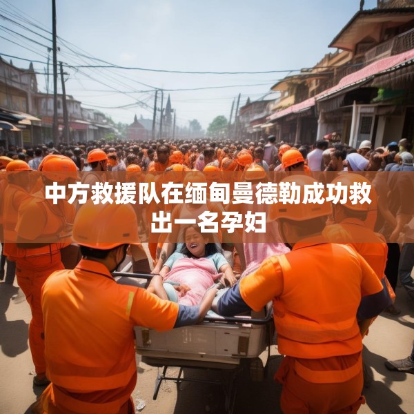 中方救援队在缅甸曼德勒成功救出一名孕妇