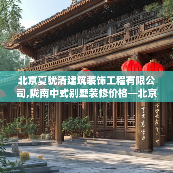 北京夏犹清建筑装饰工程有限公司,陇南中式别墅装修价格—北京夏犹清建筑装饰工程有限公司497.a373b374c377fgy.384cvcx