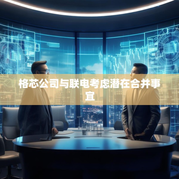 格芯公司与联电考虑潜在合并事宜