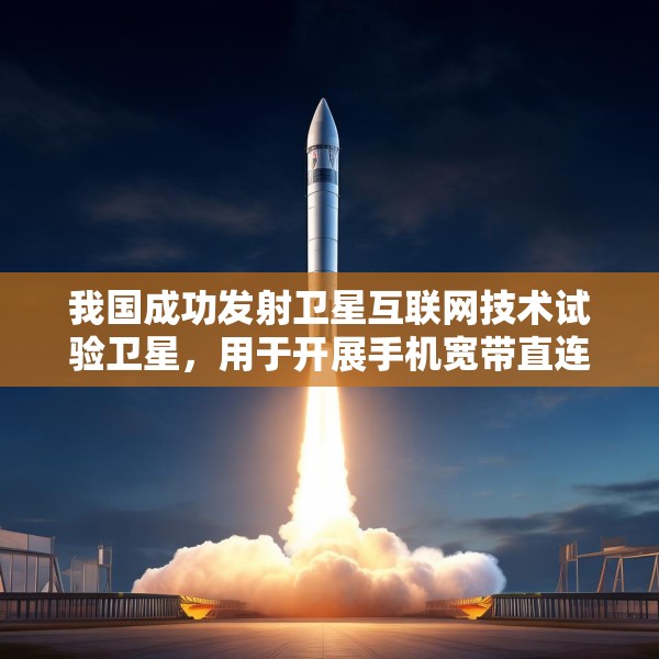 我国成功发射卫星互联网技术试验卫星，用于开展手机宽带直连卫星等