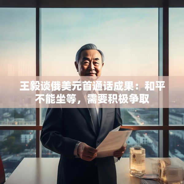 王毅谈俄美元首通话成果：和平不能坐等，需要积极争取