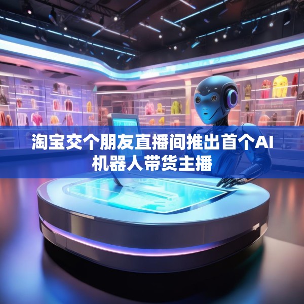 淘宝交个朋友直播间推出首个AI机器人带货主播