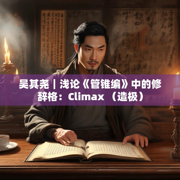 吴其尧｜浅论《管锥编》中的修辞格：Climax （造极）
