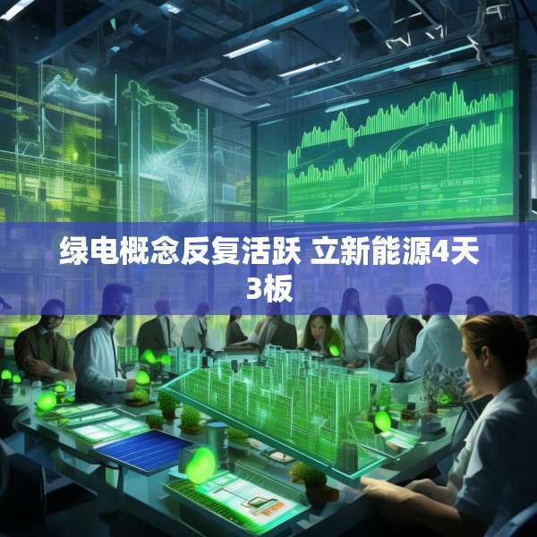 绿电概念反复活跃 立新能源4天3板