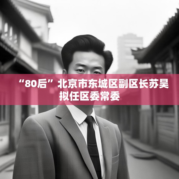 “80后”北京市东城区副区长苏昊拟任区委常委